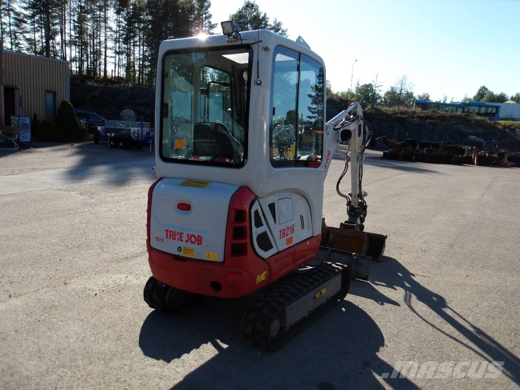Takeuchi TB 216 med Powertilt Miniekskavaatorid < 7 t
