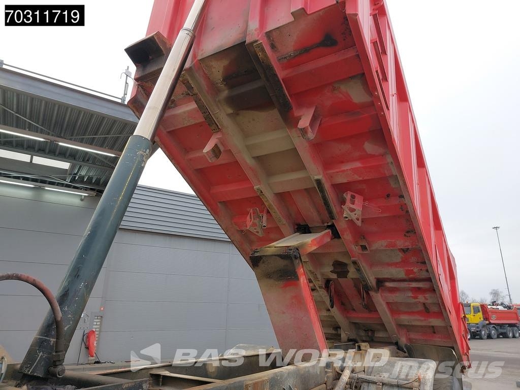 MAN TGA 41.480 TGA 8X8 15m3 Meiller tipper 8x8 Full St Savivarčių priekabų vilkikai