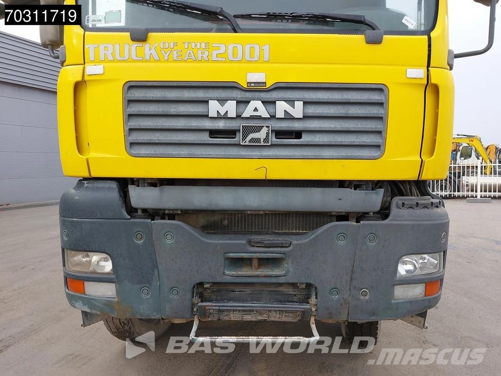 MAN TGA 41.480 TGA 8X8 15m3 Meiller tipper 8x8 Full St Savivarčių priekabų vilkikai