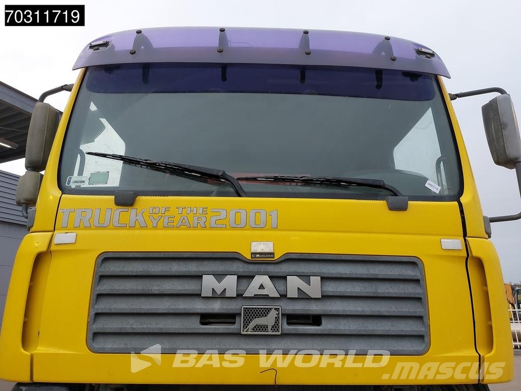 MAN TGA 41.480 TGA 8X8 15m3 Meiller tipper 8x8 Full St Savivarčių priekabų vilkikai