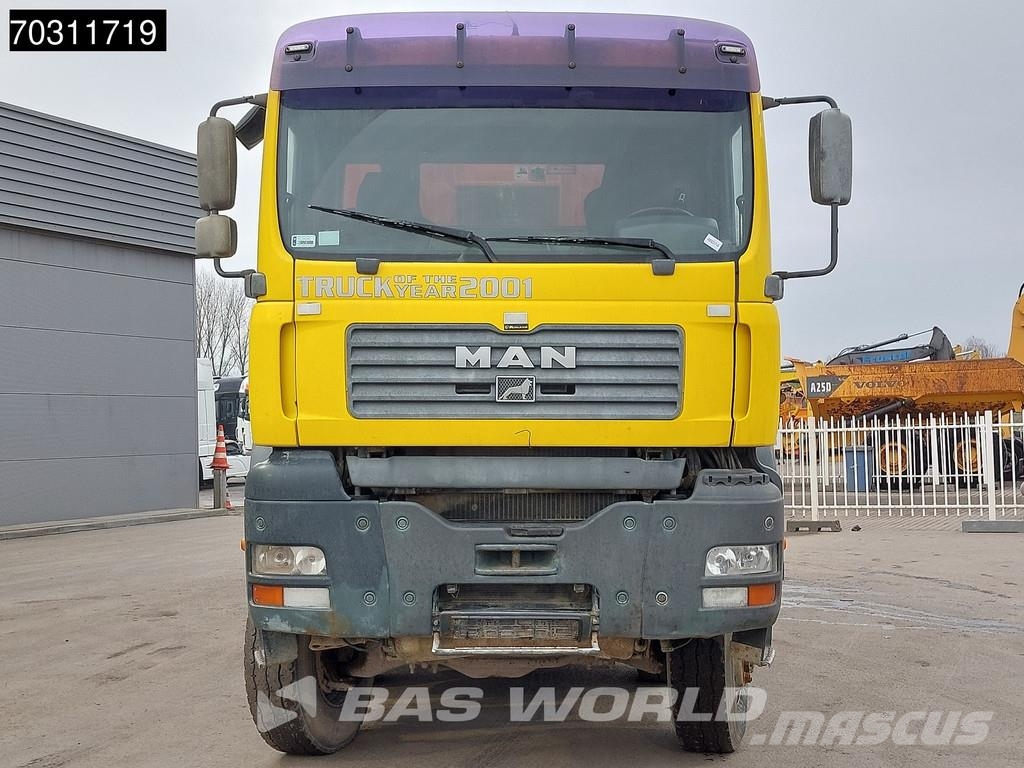 MAN TGA 41.480 TGA 8X8 15m3 Meiller tipper 8x8 Full St Savivarčių priekabų vilkikai