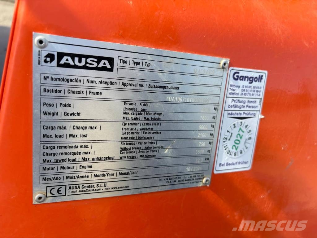 Ausa D 450 AHG 2024 763 UUR!! 翻斗车\公路型自卸车