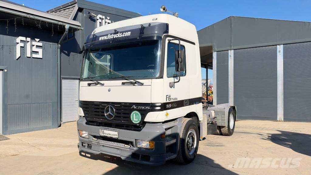 Mercedes-Benz ACTROS 1840 4X2 tractor unit - EPS Tractor Units