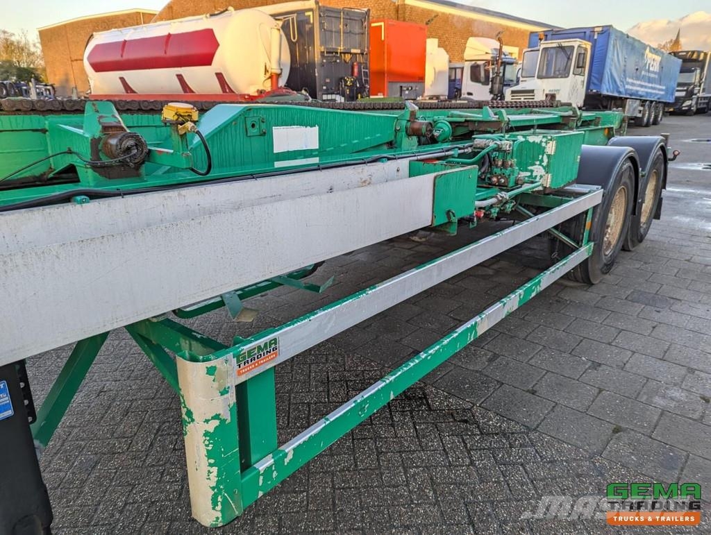 LAG O-2-33 EZCL 2-Axle BPW - Drum Brakes - Translift T نصف مقطورات حاويات