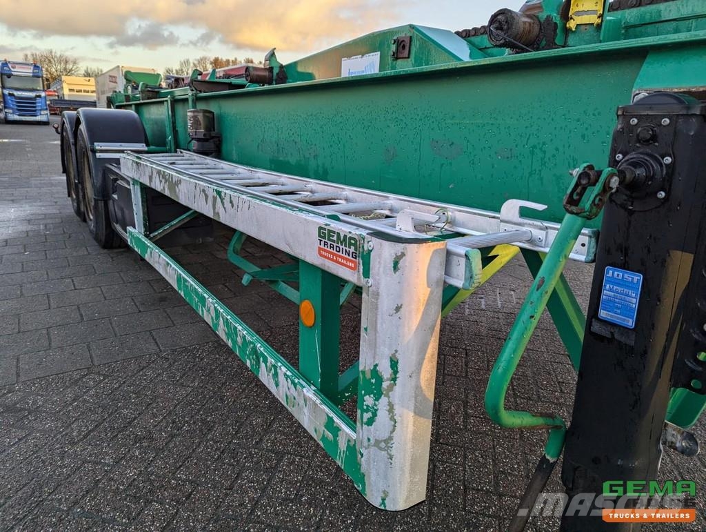 LAG O-2-33 EZCL 2-Axle BPW - Drum Brakes - Translift T نصف مقطورات حاويات