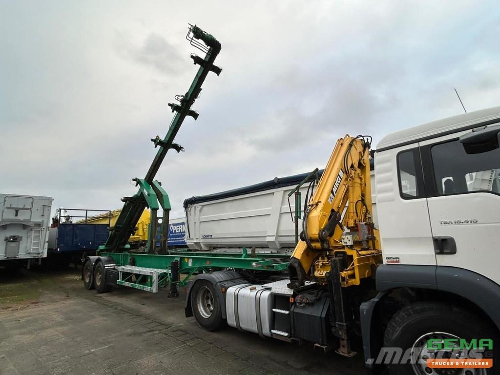 LAG O-2-33 EZCL 2-Axle BPW - Drum Brakes - Translift T نصف مقطورات حاويات