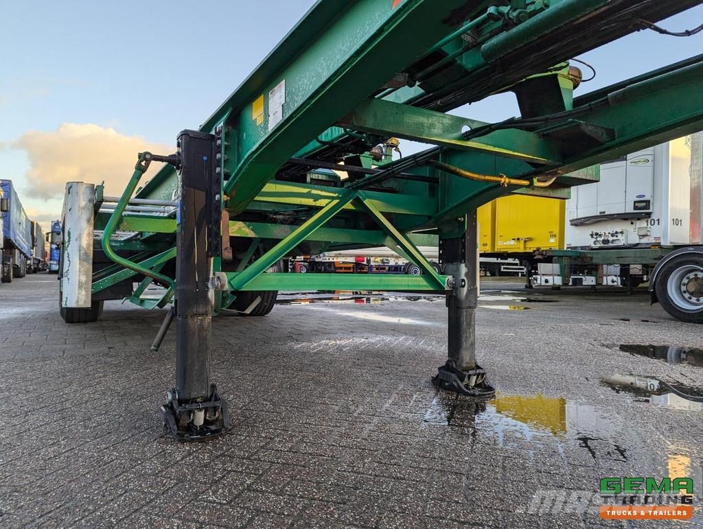 LAG O-2-33 EZCL 2-Axle BPW - Drum Brakes - Translift T نصف مقطورات حاويات