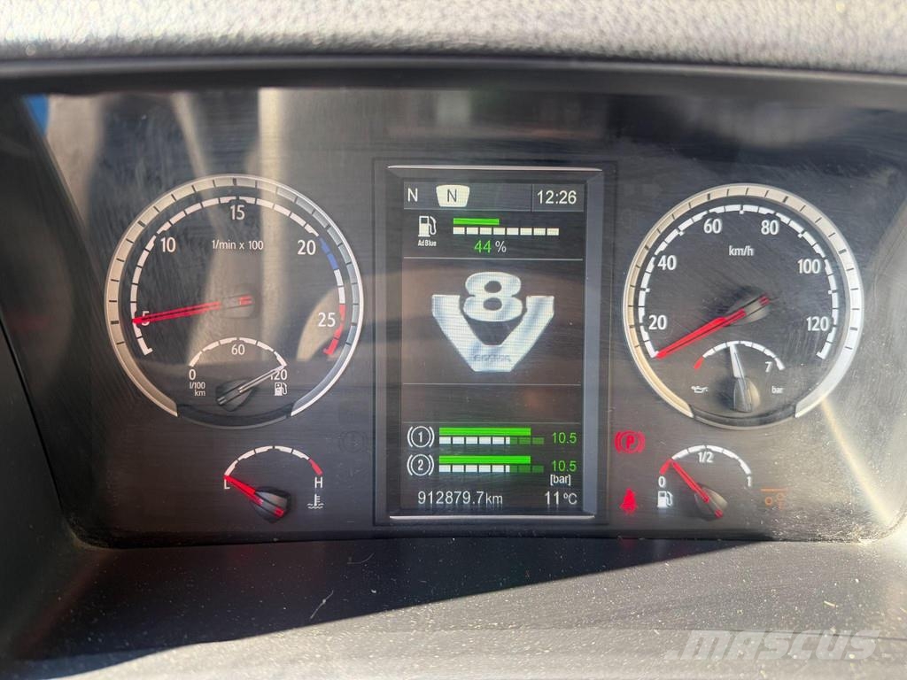 Scania R730 8X4*4 EURO6 + RETARDER + HYDRAULIC PUMP + BDF Kontejnerski kamioni