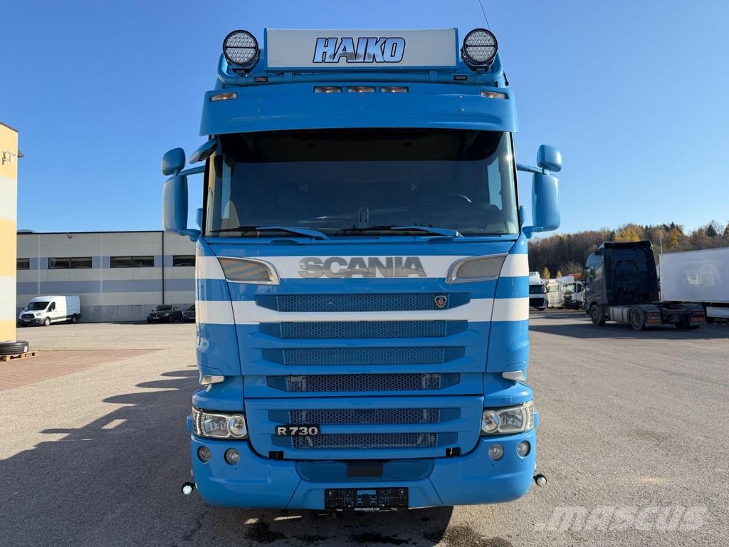 Scania R730 8X4*4 EURO6 + RETARDER + HYDRAULIC PUMP + BDF Kontejnerski kamioni
