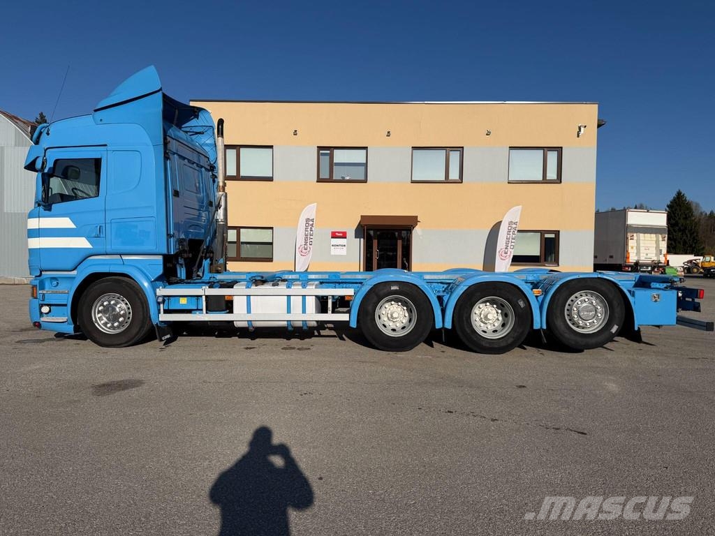 Scania R730 8X4*4 EURO6 + RETARDER + HYDRAULIC PUMP + BDF Kontejnerski kamioni