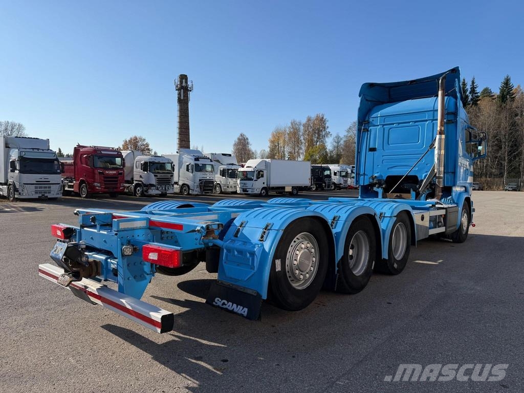 Scania R730 8X4*4 EURO6 + RETARDER + HYDRAULIC PUMP + BDF Kontejnerski kamioni