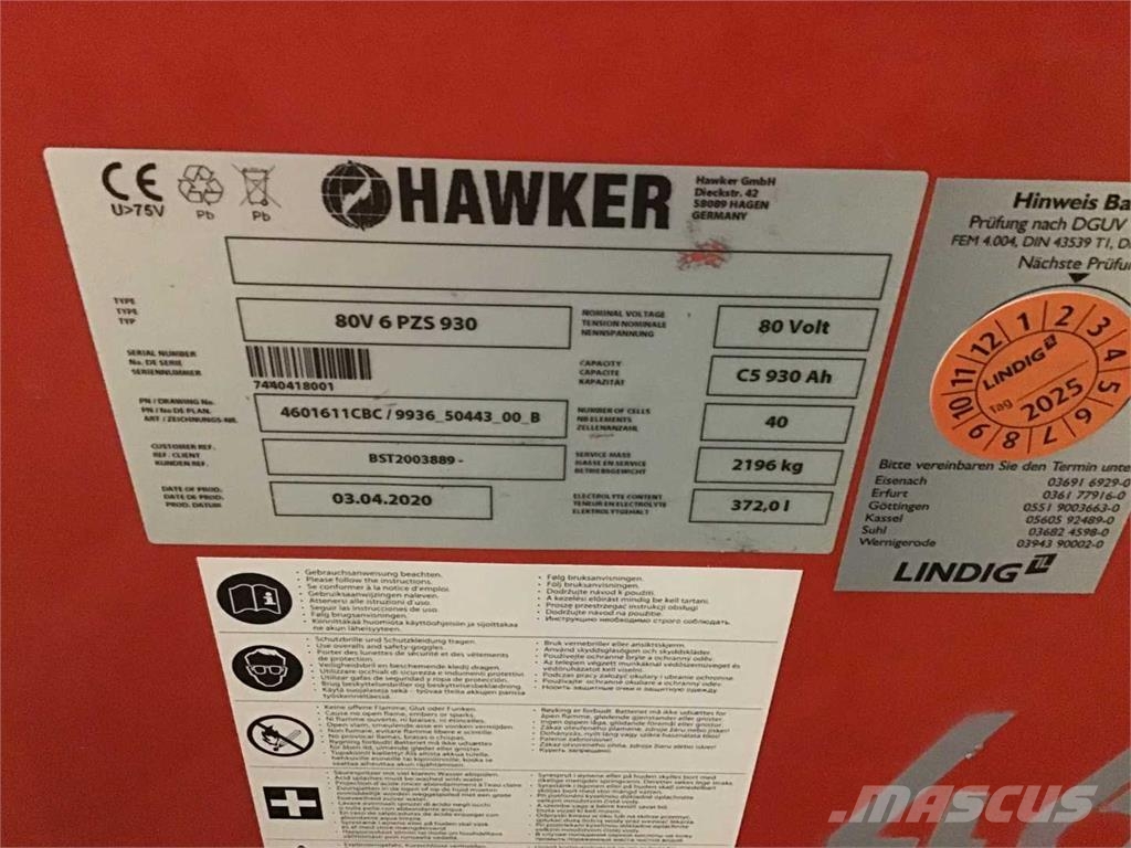 Linde E50HL Elektritõstukid