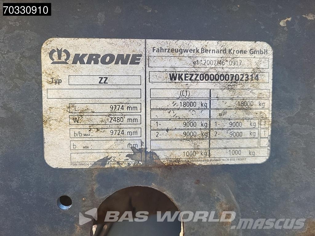 Krone ZZ Remolques portacontenedores