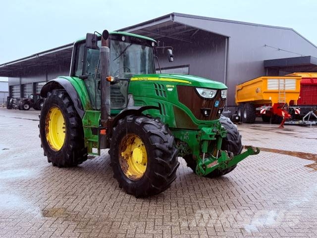 John Deere 6150M, Autoquad, met werk! Traktorji