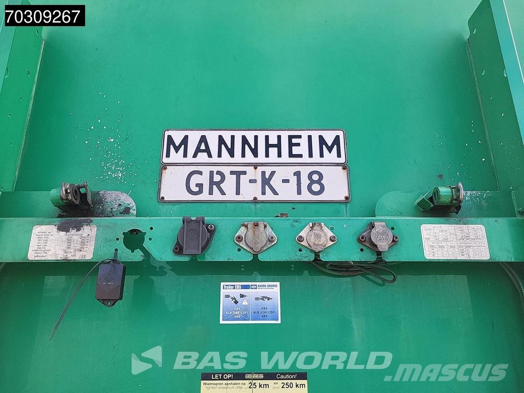 Groenewegen DR0-14-27 01/27 APK Hardholz Doppelstock Tailgate Gesloten opleggers