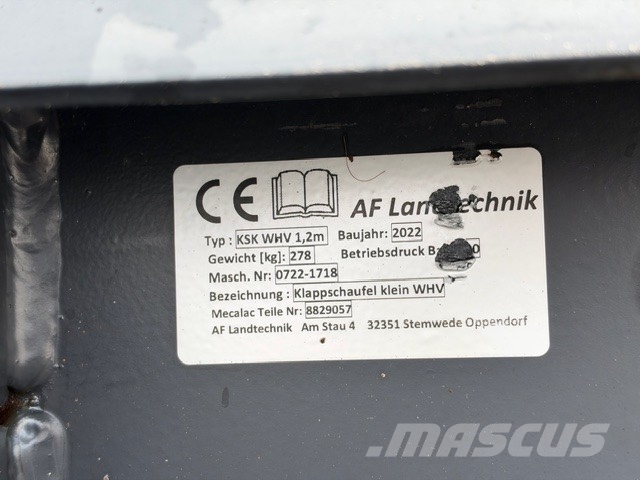Mecalac KSK WHV1.2M NEW BUCKET دلاء