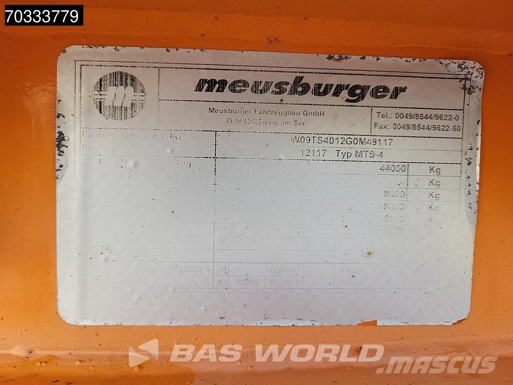 Meusburger MTS-4 Low loader-semi-trailers