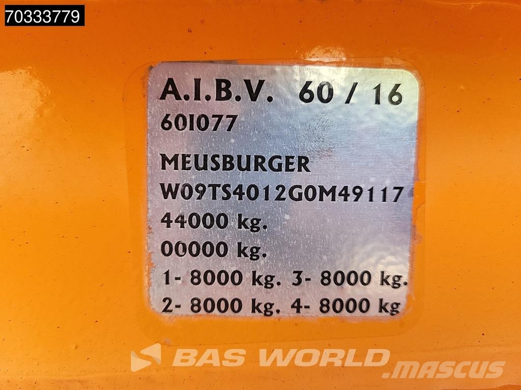 Meusburger MTS-4 Low loader-semi-trailers