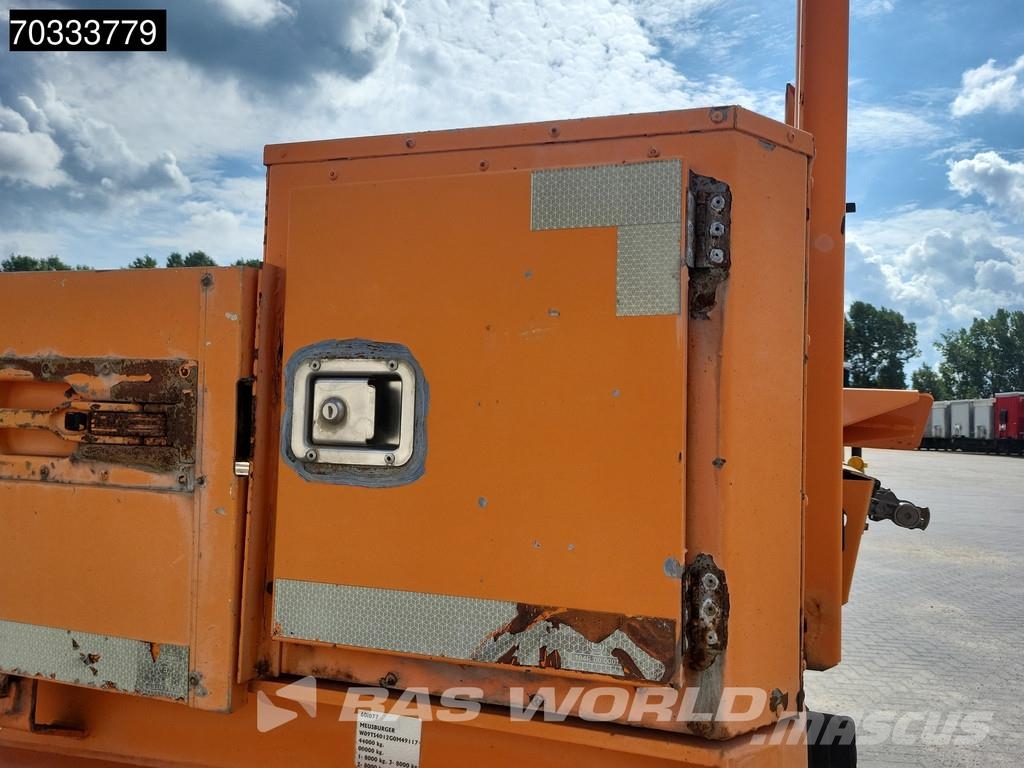 Meusburger MTS-4 1x Lift 2x Steeringaxle BPW Raskeveo poolhaagised