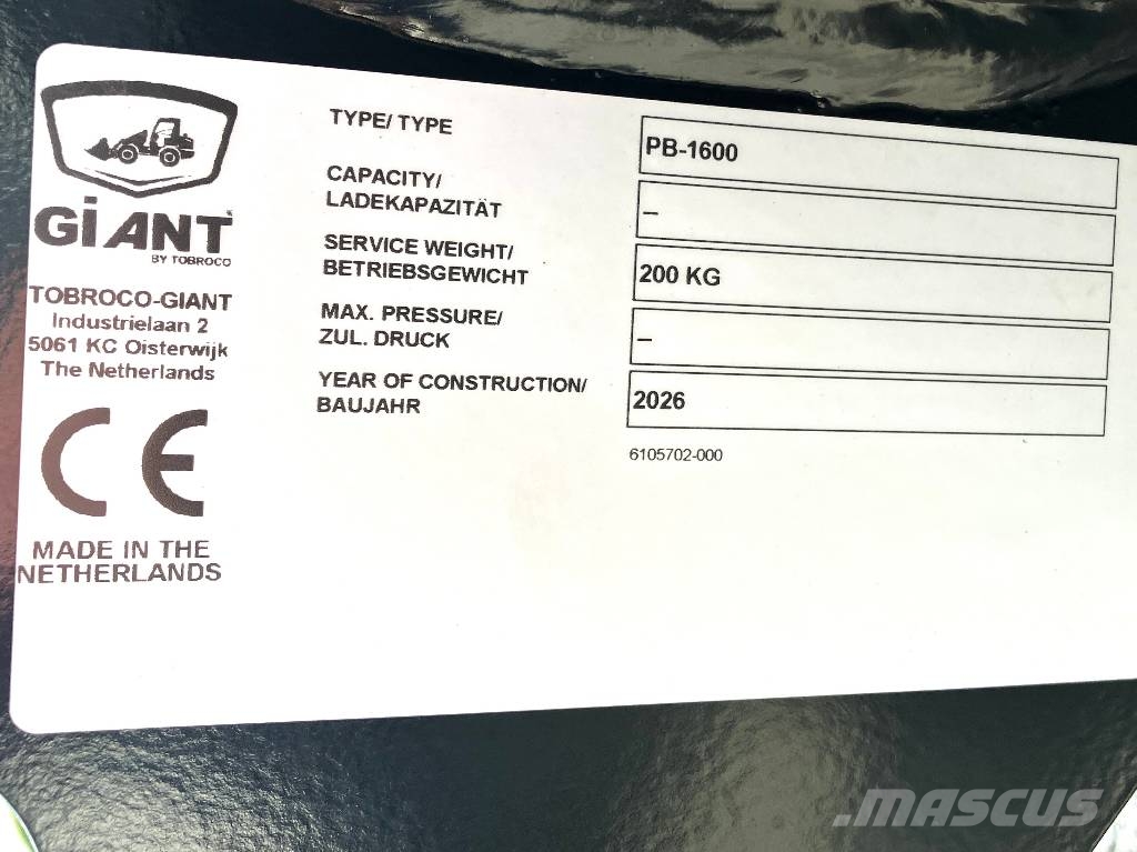 GiANT puinbak pb 1600 Weitere Lade- und Grabgeräte