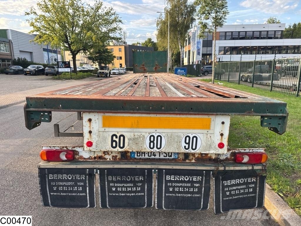 Kaiser open laadbak Flatbed/Dropside semi-trailers