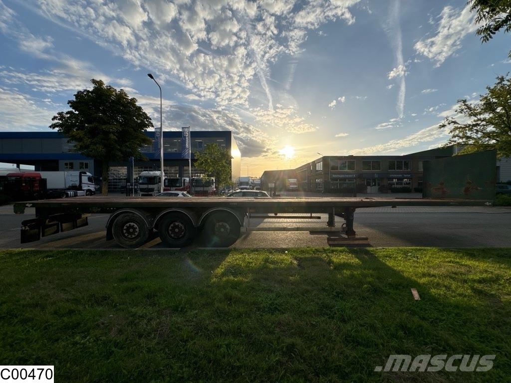 Kaiser open laadbak Flatbed/Dropside semi-trailers