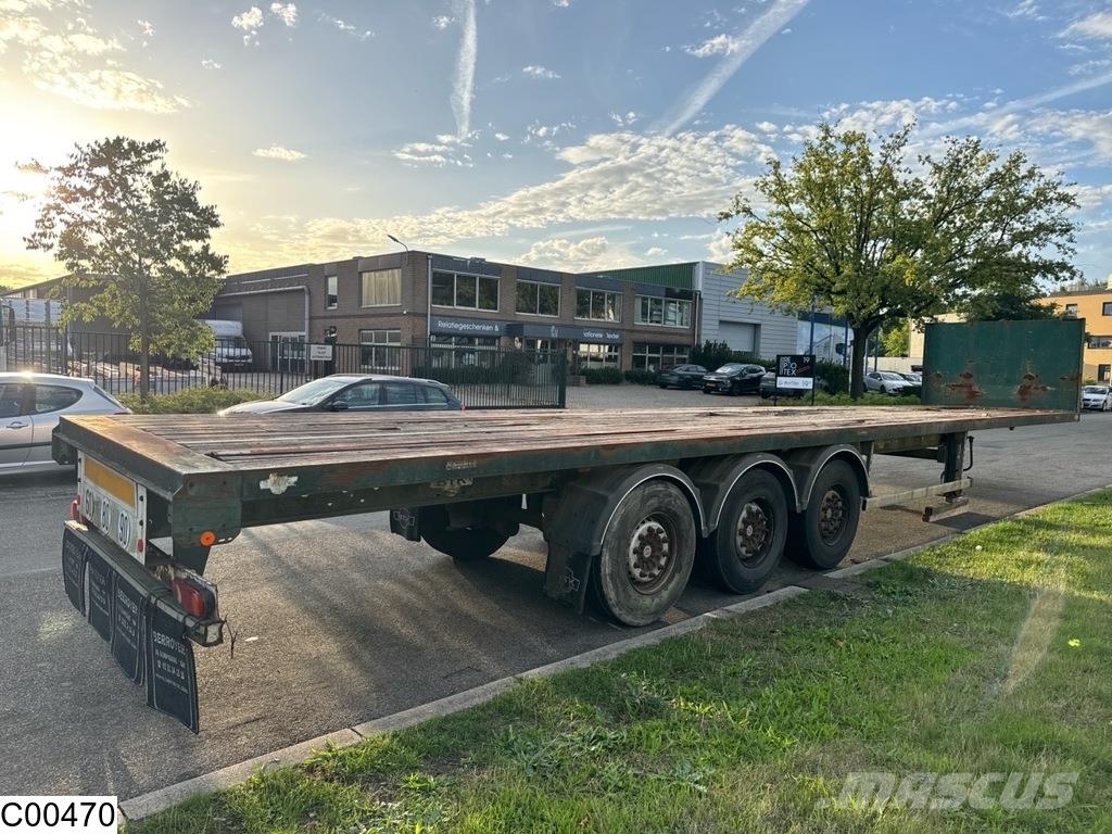 Kaiser open laadbak Flatbed/Dropside semi-trailers