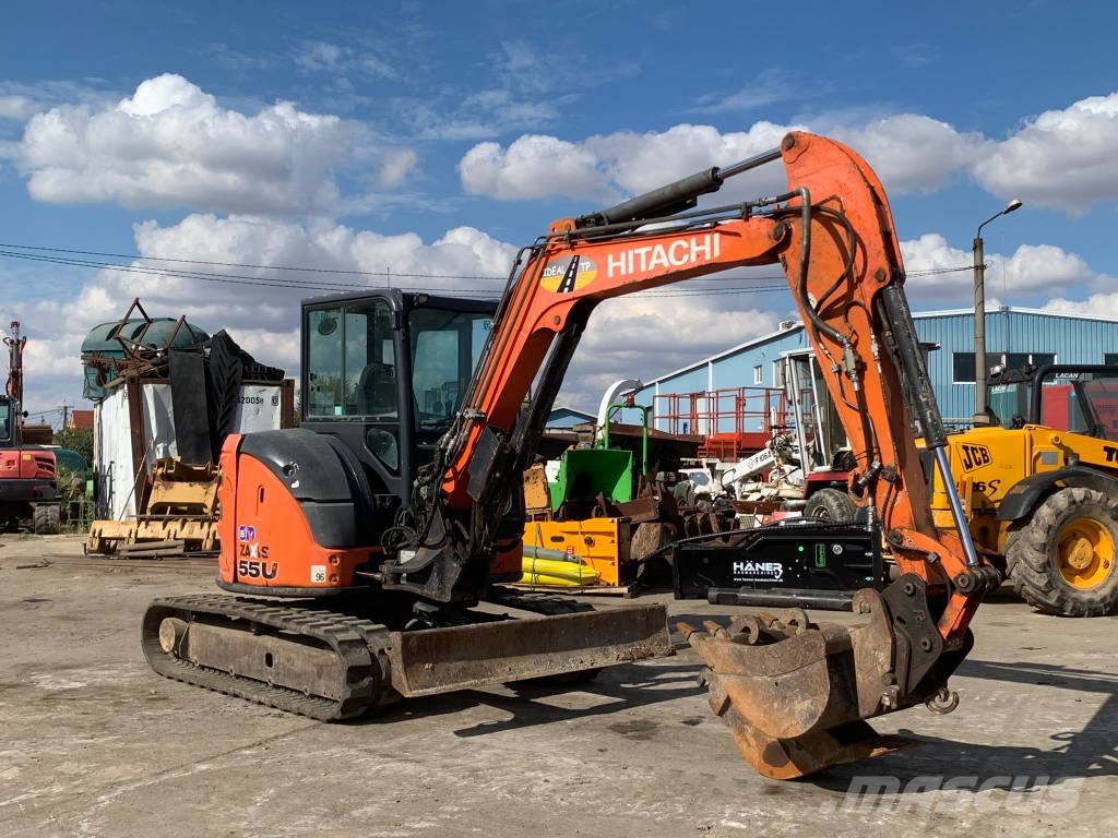 Hitachi ZX 55 U-5 A Міні-екскаватори < 7т