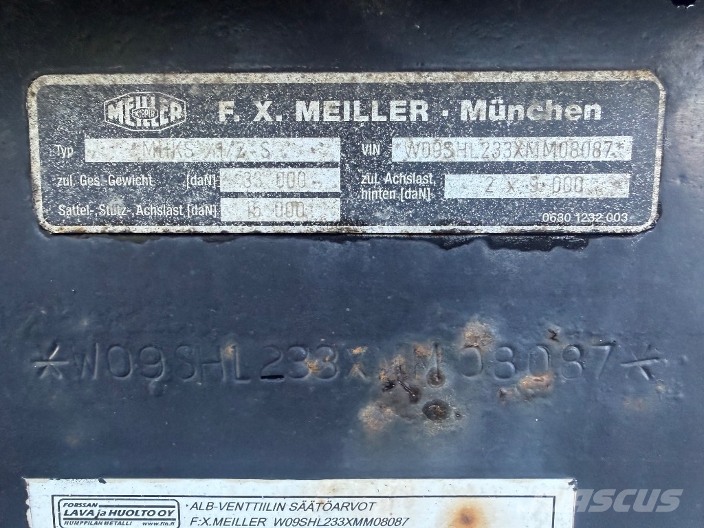 Meiller 2- aks. Kippikärry Naczepy wywrotki / wanny