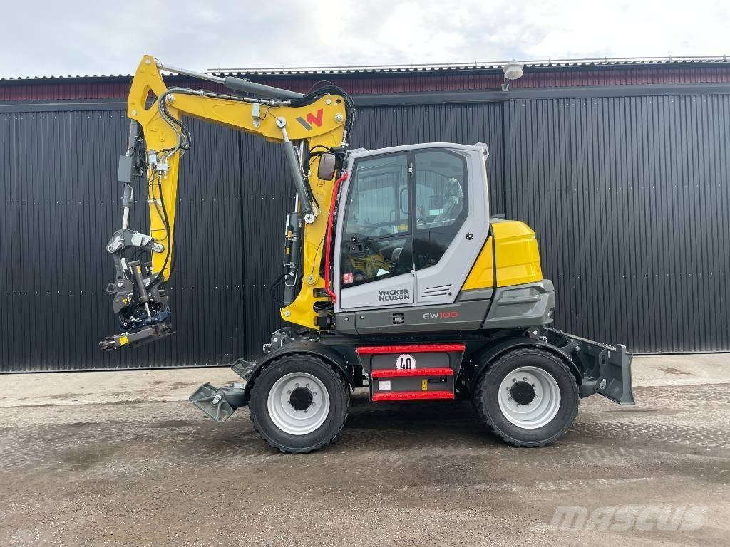 Wacker Neuson EW 100 - 2 / ST10 / C-Smörj / Värmare / 40km/h Excavadoras de ruedas