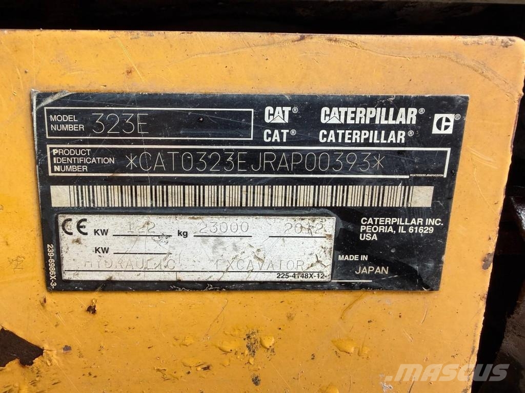 CAT 323 EL Muud ekskavaatorid