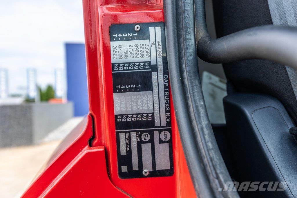 DAF CF 440 FAK -8x2 + Palfinger Epsilon Q180 Z95TR Horgos rakodó teherautók