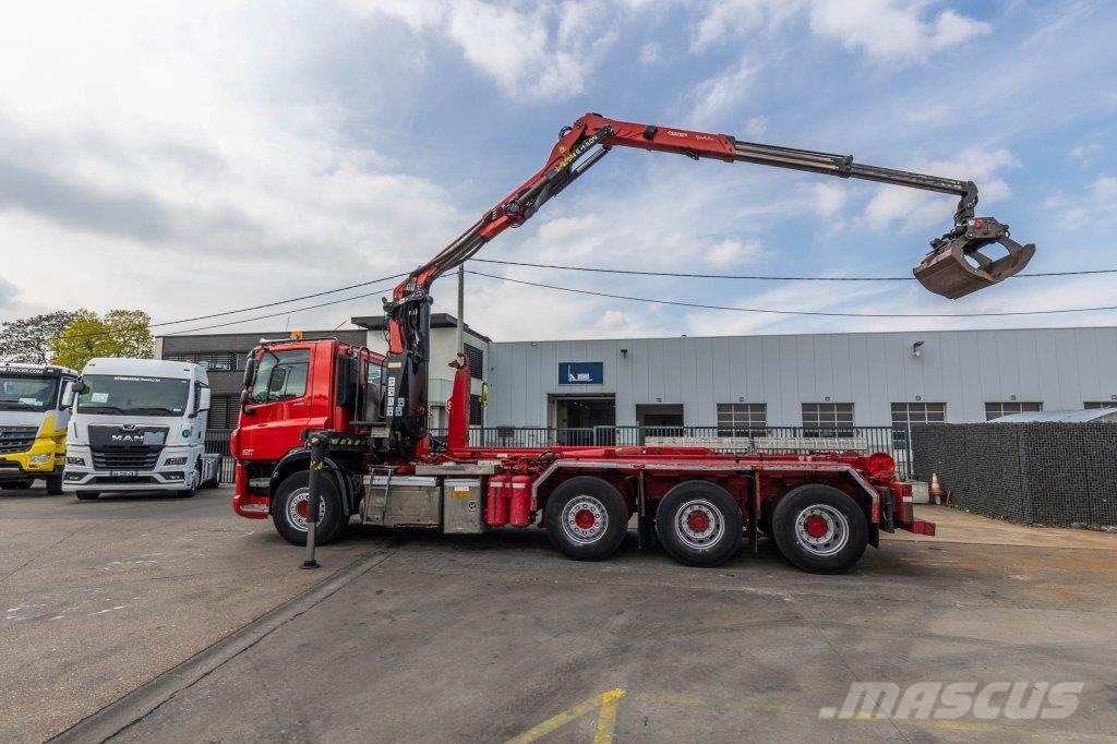 DAF CF 440 FAK -8x2 + Palfinger Epsilon Q180 Z95TR Horgos rakodó teherautók