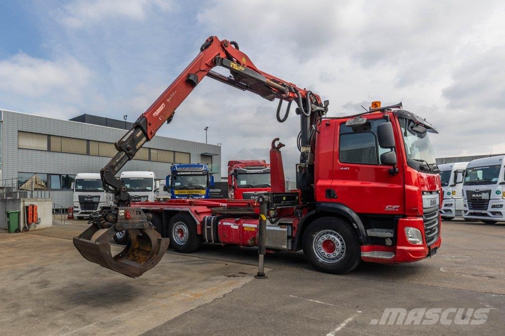 DAF CF 440 FAK -8x2 + Palfinger Epsilon Q180 Z95TR Horgos rakodó teherautók