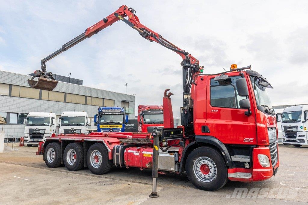 DAF CF 440 FAK -8x2 + Palfinger Epsilon Q180 Z95TR Horgos rakodó teherautók