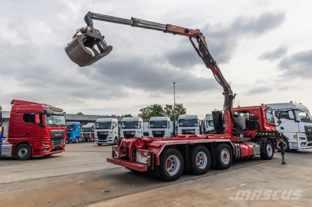 DAF CF 440 FAK -8x2 + Palfinger Epsilon Q180 Z95TR Horgos rakodó teherautók