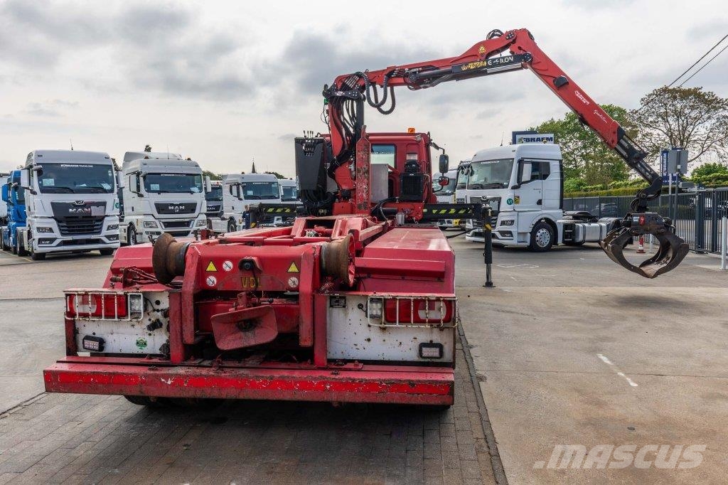 DAF CF 440 FAK -8x2 + Palfinger Epsilon Q180 Z95TR Horgos rakodó teherautók
