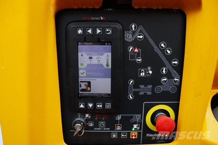 Haulotte HT16RTJ PRO Diesel, 4x4x4 Drive, 16.1m Working Hei Telescoophoogwerkers