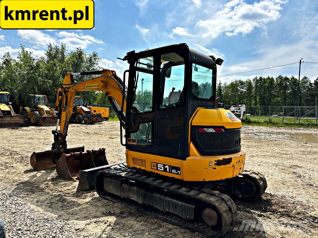 JCB 51 R-1 | JCB 55 YANMAR VIO 50 CAT 305 KUBOTA U50-5 Minigraafmachines < 7t