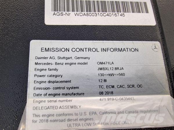 Mercedes-Benz OM471LA.E5-00 D4G01 Motoren