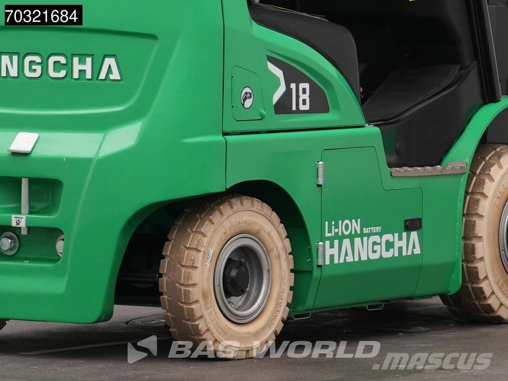 Hangcha CPD18 Electric Li-ion Forklift - Triplex - Warrant Electric forklifts