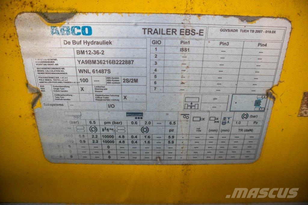 De Buf BETON MIXER/MALAXEUR/MISCHER 12M3 Інші напівпричепи