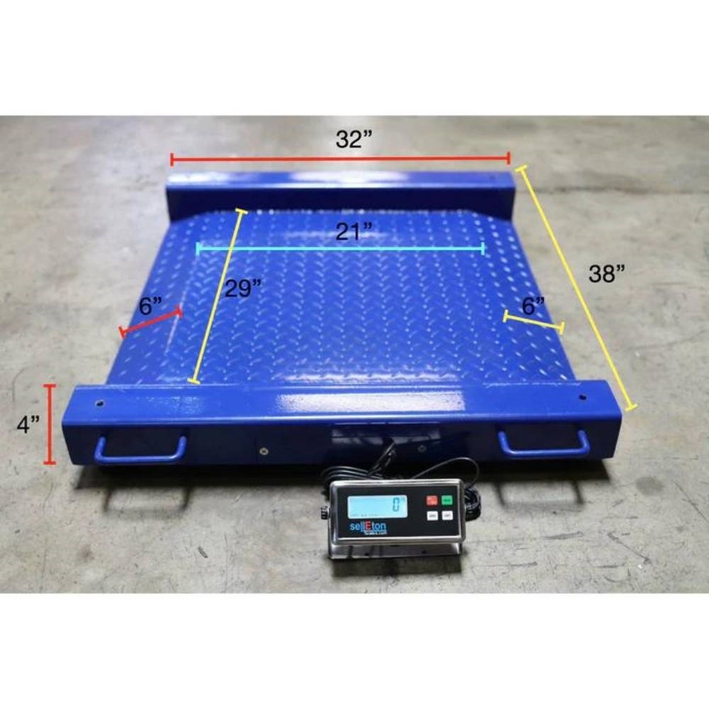 SellEton 38"(L) x 33"(W) Portable Drum Scale 5000  Container handlers