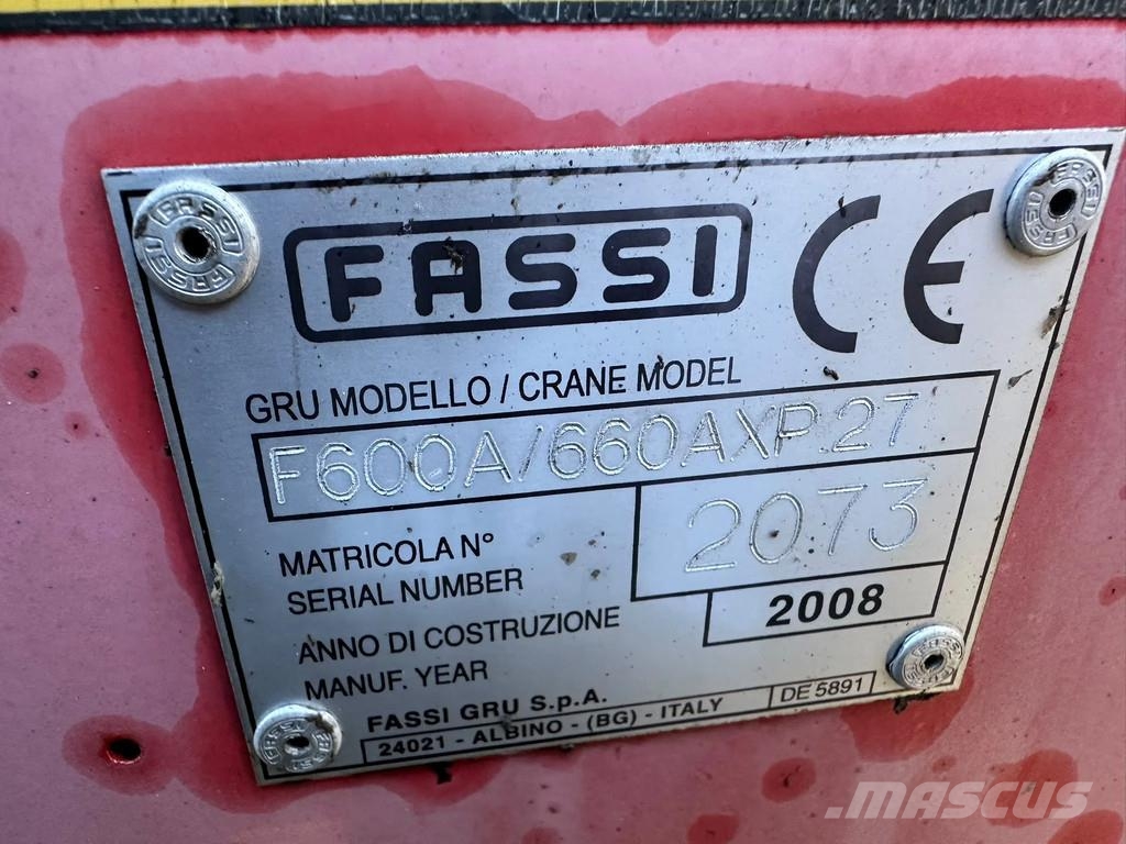 MAN TGS 26.320 6x2-2 BL - Fassi F660AXP.27 - L426 Fly- Polovne dizalice za sve terene