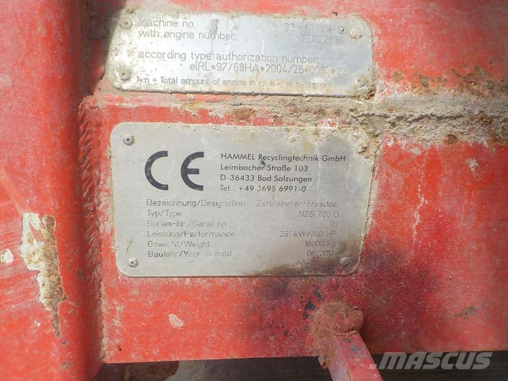 Hammel nz-s700d Kosiarki bijakowe