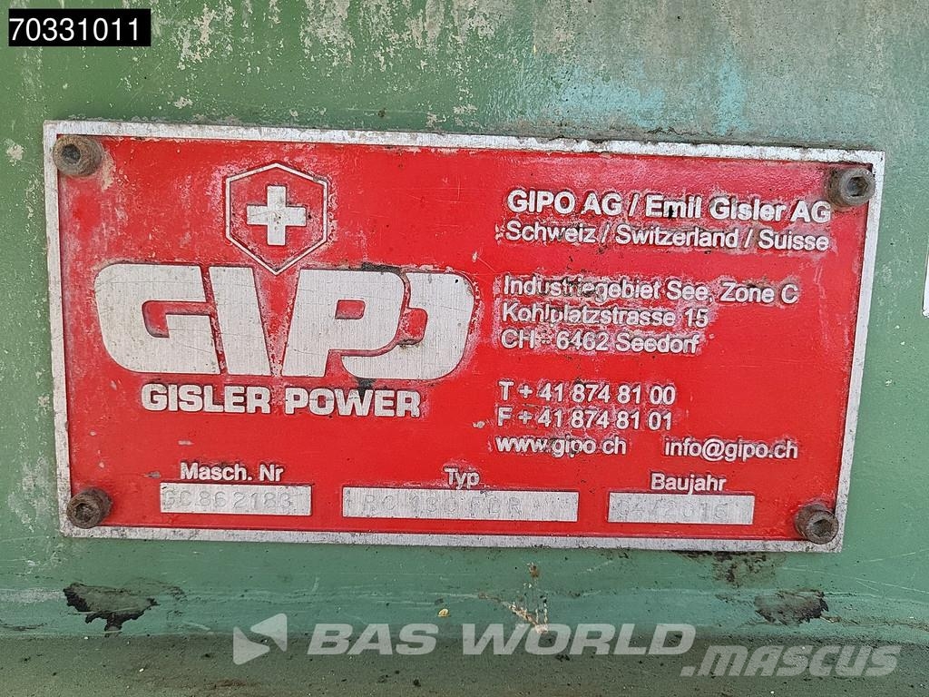 GIPO RC130 FDR Incl. 2x conveyor belt Mobile crushers