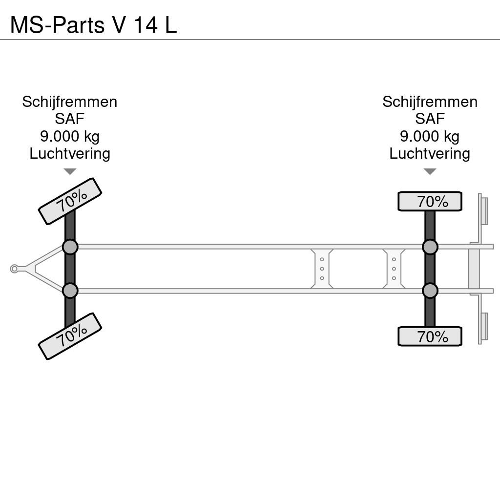 MS-PARTS V 14 L Vlakke laadvloer