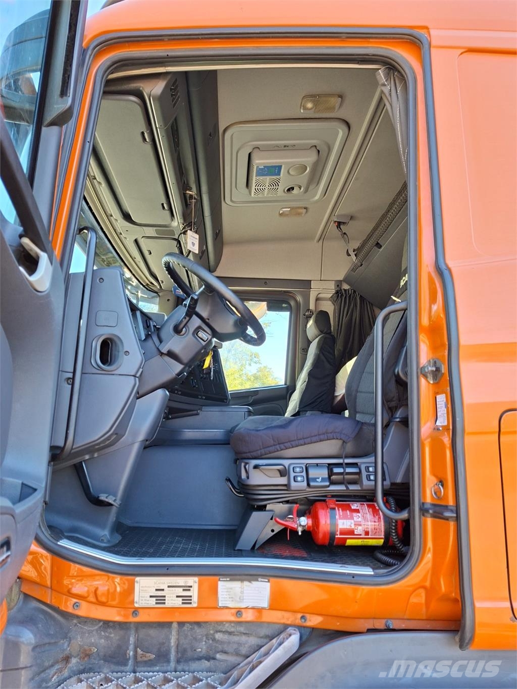 Scania G450 6X4 + PALFINGER M12Z105 +  DOLL A3K-9L500-6 Chassis met cabine