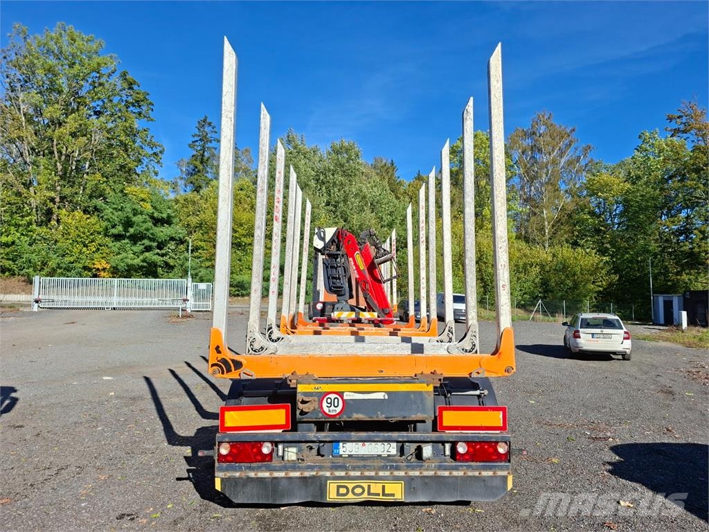 Scania G450 6X4 + PALFINGER M12Z105 +  DOLL A3K-9L500-6 Chassis met cabine