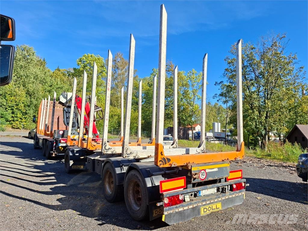 Scania G450 6X4 + PALFINGER M12Z105 +  DOLL A3K-9L500-6 Chassis met cabine